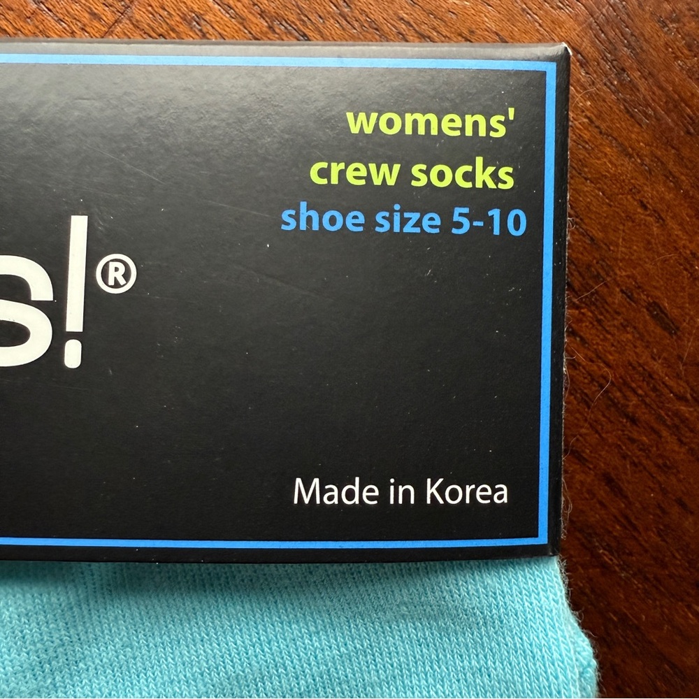 Snoozies Blue Bird Crew Socks - Picture 2 of 5
